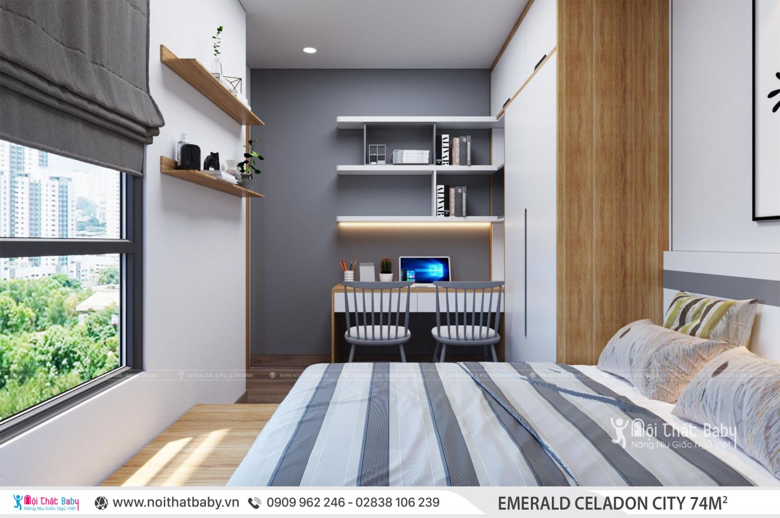 Tổng hợp các mẫu thiết kế nội thất Chung cư Emerald Celadon City